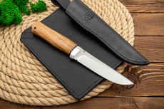 Нож Следопыт (95Х18, Орех, Алюминий)