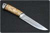 Нож Бекас (95Х18, Карельская берёза, Алюминий)