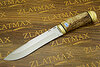 Нож Шаман-1 (ELMAX, Карельская берёза, Латунь)