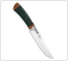 Нож Шашлычный-средний (95Х18, Наборная кожа, Текстолит)