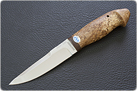 Нож Хаски (100Х13М, Карельская берёза, Текстолит)