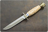 Нож Финка-2 (ELMAX, Карельская берёза, Латунь)