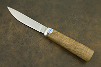 Нож Якут (100Х13М, Орех, Алюминий)