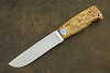 Нож Полярный-2 (95Х18, Карельская берёза, Алюминий)