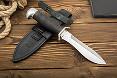 Нож тактический Боец разборный (95Х18, Граб, Нержавеющая сталь, Алюминий)