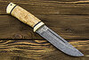 Нож Бекас (ELMAX, Карельская берёза, Латунь, Обработка клинка Stonewash)