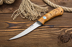 Нож Fish-ка (95Х18, Карельская берёза, Текстолит)