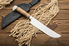 Нож Пчак (ELMAX, Ореховый кап, Алюминий)