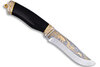 Нож Клычок-3 (40Х10С2М (ЭИ-107), Граб, Золочение клинка гарды и тыльника)