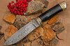 Нож Пилигрим (Дамаск ZDI-1016, Стабилизированная карельская береза)