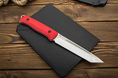 Нож Ронин-Т (95Х18, Накладки микарта красная)
