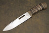 Нож Робинзон (95Х18, Наборная кожа, Текстолит)