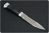 Нож Спас-2 (40Х10С2М (ЭИ-107), Наборная кожа, Алюминий)