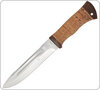 Нож FOX-2 (40Х10С2М (ЭИ-107), Наборная береста, Текстолит)
