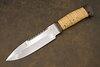 Нож Спас-1 МЧС (40Х10С2М (ЭИ-107), Наборная береста, Текстолит)