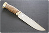 Нож Таежный-2 (40Х10С2М (ЭИ-107), Наборная береста, Латунь)