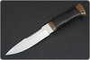 Нож Спас-2 (40Х10С2М (ЭИ-107), Наборная кожа, Текстолит)