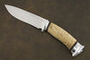 Нож Артыбаш (40Х10С2М (ЭИ-107), Карельская берёза, Алюминий)