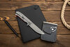 Нож Складной Чиж (K110 Böhler, Накладки G10 Красный, Обработка клинка Stonewash)
