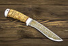Нож Морской волк (95Х18, Карельская берёза, Алюминий, Золочение клинка)