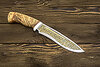 Нож Кондор (95Х18, Карельская берёза, Алюминий, Золочение клинка)