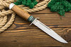 Нож Воин (95Х18, Орех, Нержавеющая сталь, Алюминий)