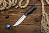 Нож Куница-2 (95Х18, Наборная кожа, Текстолит)