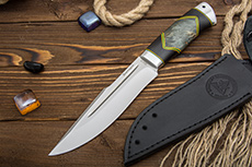 Нож Хищник (95Х18, Комбинированная люкс, Алюминий)