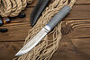 Нож Якут большой (95Х18, Стабилизированный бук, Алюминий)