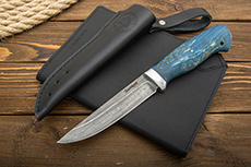 Нож из дамасской стали Лесной