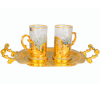 Набор чайный на подносе