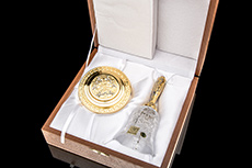 Колокольчик чешский хрусталь