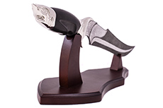 Авторский нож Акула (Дамаск, Украшенная)