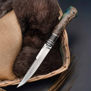Нож Финка-5 с сюжетом Дикий вепрь