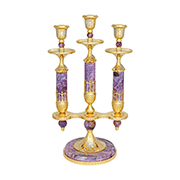 Подсвечник из чароита Король сумерек