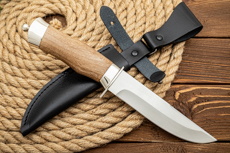 Нож Спец (100Х13М, Орех, Металлический)