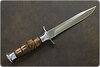Нож Окопный (100Х13М, Берёзовый кап, Металлический)