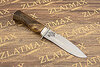 Нож Бобр-1 (100Х13М, Берёзовый кап, Металлический)