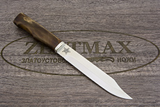 Нож Армейский (100Х13М, Берёзовый кап, Металлический)