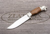 Нож Лось-1 (100Х13М, Орех, Металлический, Литье Пума)
