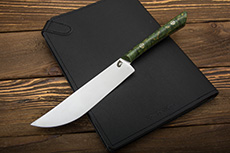 Нож Пчак-М (AUS10Co, Накладки стабилизированная карельская береза)