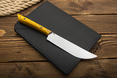 Нож Пчак-М (Х12МФ, Накладки стабилизированная карельская береза желтая)