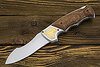 Нож Носорог (40Х10С2М (ЭИ-107), Накладки орех, Золочение клинка)