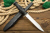 Нож Вишня (AUS10Co, Эластоллан черный, Металлический)