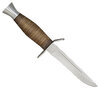 Нож Финка с гардой (40Х10С2М (ЭИ-107), Наборная береста, Алюминий)