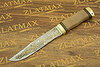 Нож Златоуст (40Х10С2М (ЭИ-107), Орех, Латунь, Золочение рисунка на клинке)