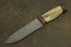 Нож Н1 (Дамаск У10А-7ХНМ, Орех, Текстолит)