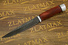 Нож НР12 (Дамаск У10А-7ХНМ, Стабилизированная карельская береза, Алюминий)