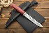 Нож Н58 Сталкер (40Х10С2М (ЭИ-107), Стабилизированная карельская береза красная, Алюминий)