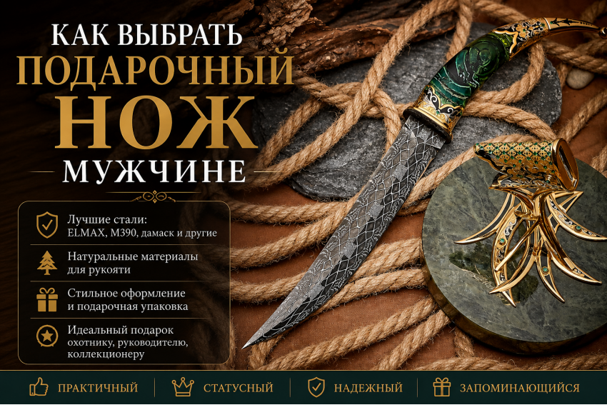 Как выбрать подарочный нож мужчине